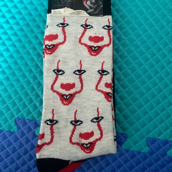 Other - Fun Graphic Men's Socks - Red and White IT chapter two new 🆕